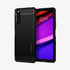 ACS02841 - Sony Xperia 1 III Case Rugged Armor in matte black showing the back